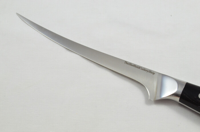 Black Wood Handled Boning Knife 8" - Made In Sheffield High Carbon Stainless Steel Razor Sharp - Image 3