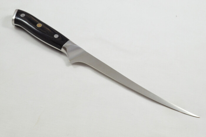 Black Wood Handled Boning Knife 8" - Made In Sheffield High Carbon Stainless Steel Razor Sharp - Image 2