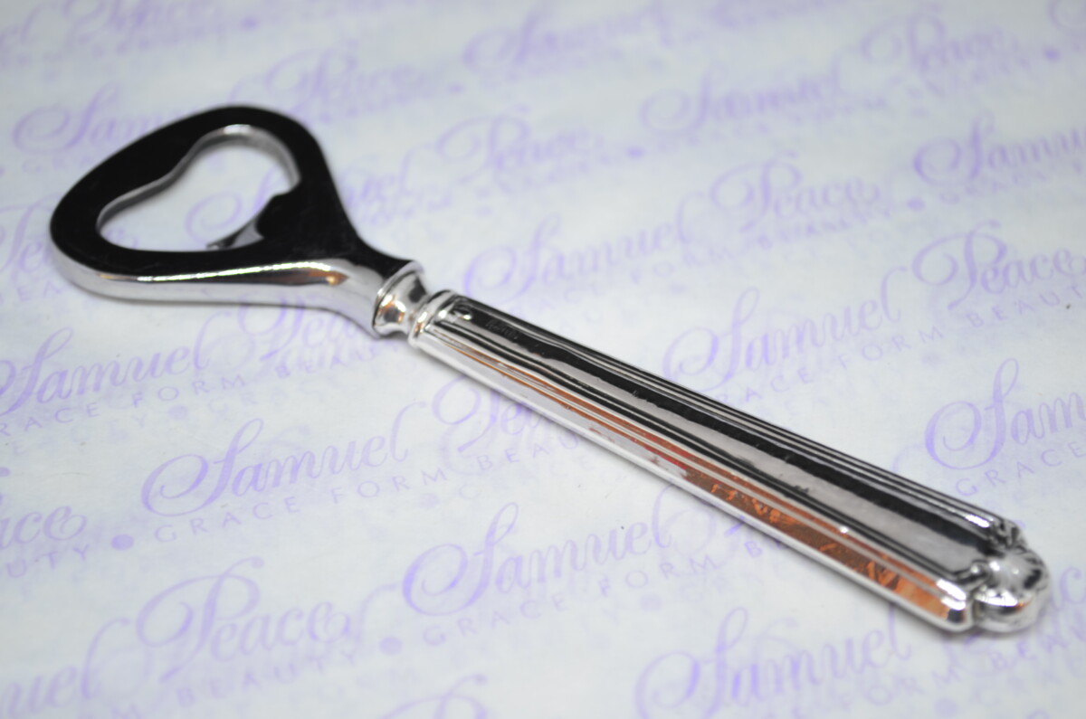 Boodle and Dunthorne Howard Pattern Sterling Silver Bottle Opener Sheffield 1926 - Image 4