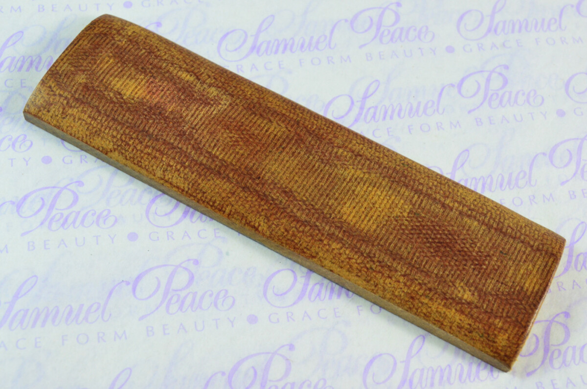 Pair of Golden Brown Canvas Micarta Knife Scales Knife Making Parts Micarta Blanks - Image 3
