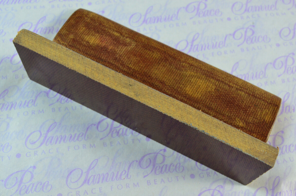 Pair of Golden Brown Canvas Micarta Knife Scales Knife Making Parts Micarta Blanks - Image 4
