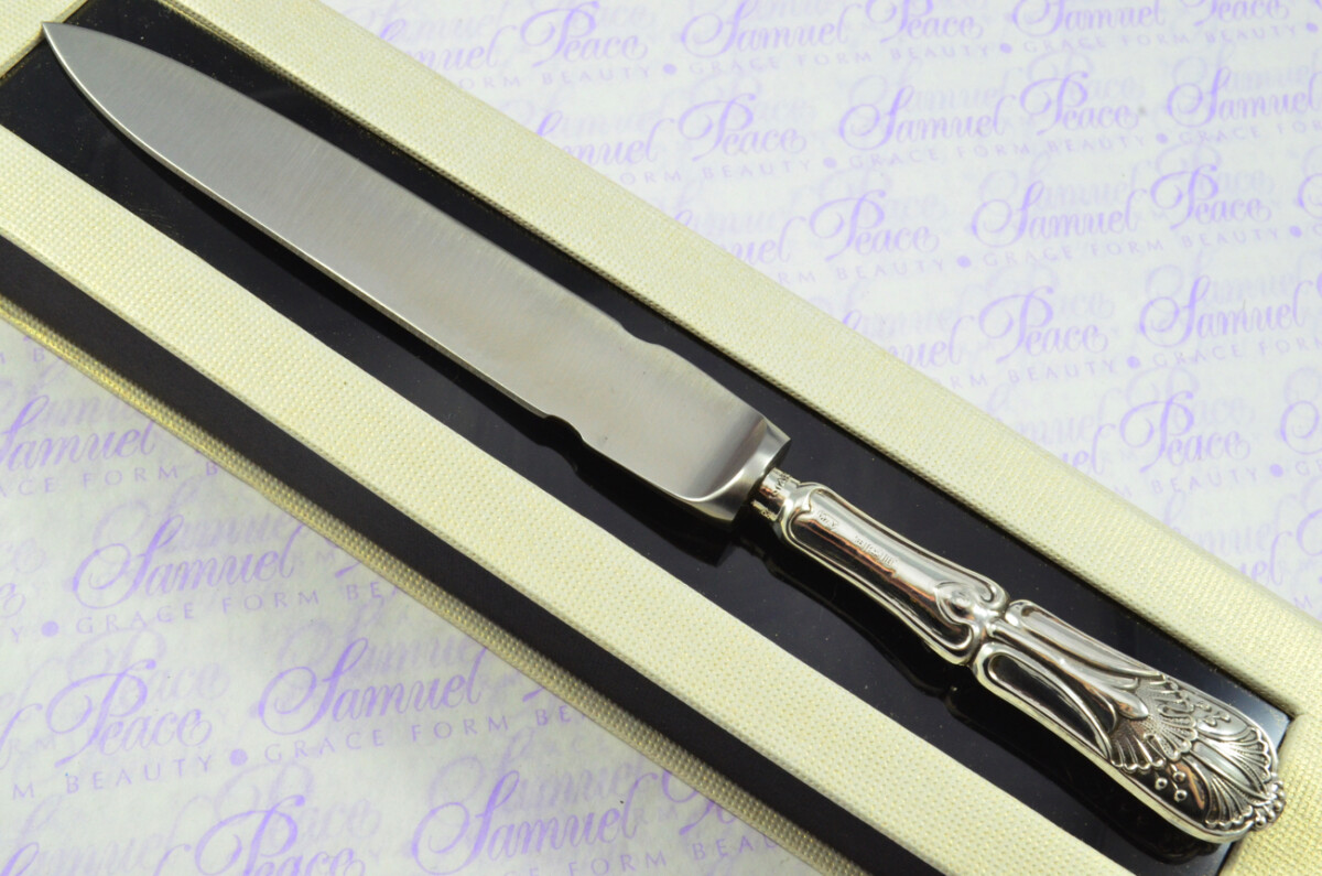 Delightful William Yates Sheffield Sterling Silver Handled Letter Opener Newton Pattern 1912 Cased