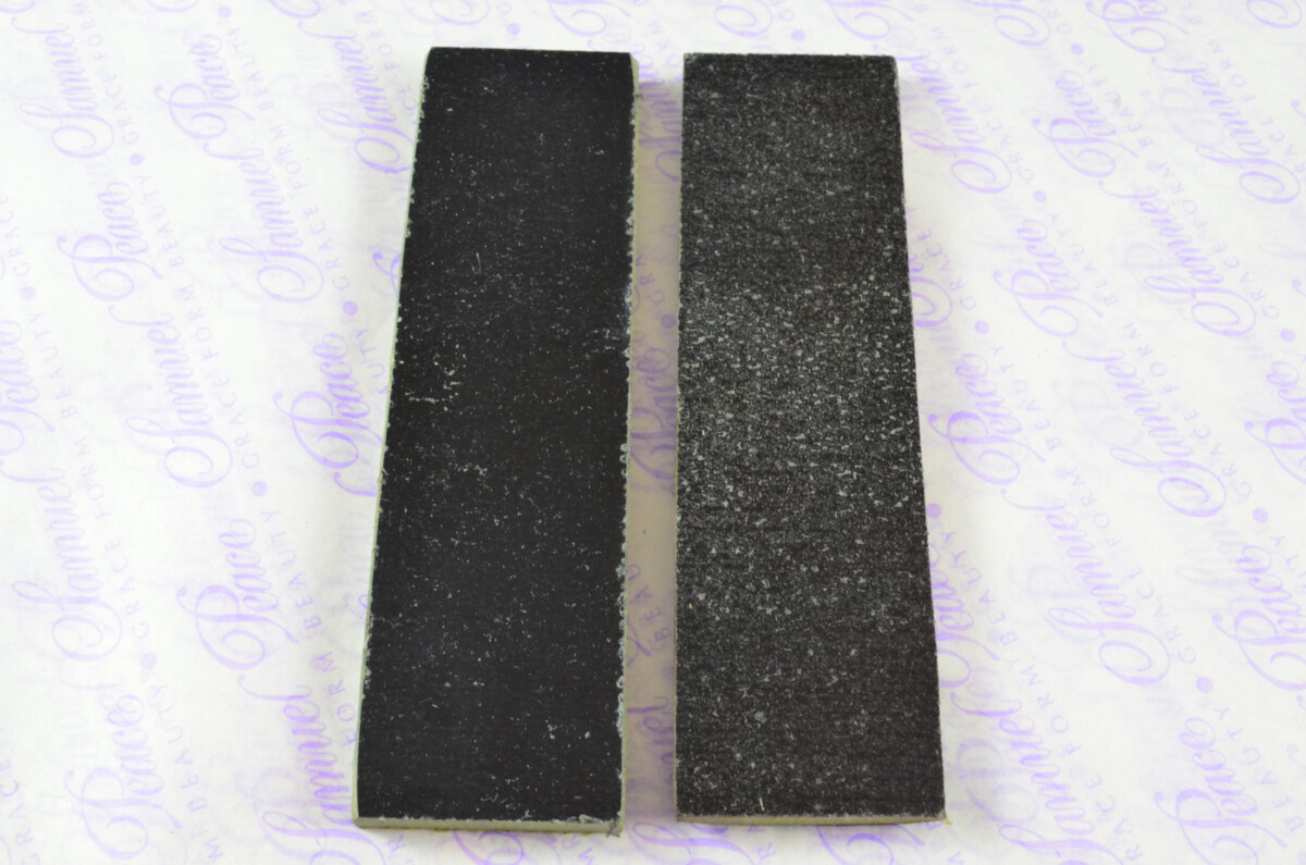 Pair of Army Green & Black Canvas Micarta Knife Scales Knife Making Parts Micarta Blanks - Image 2
