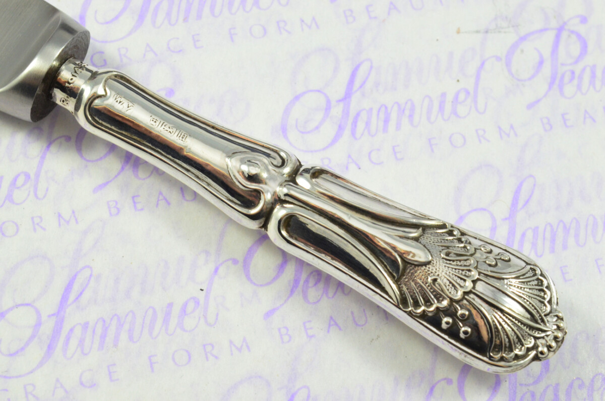 Delightful William Yates Sheffield Sterling Silver Handled Letter Opener Newton Pattern 1912 Cased - Image 4