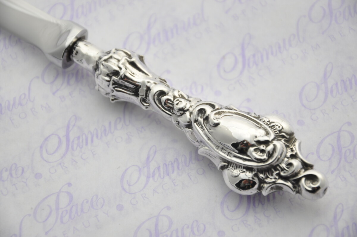 Huge Heavy Ornate Pattern Sterling Silver Letter Opener Birmingham 1901 Gift Boxed - Image 4