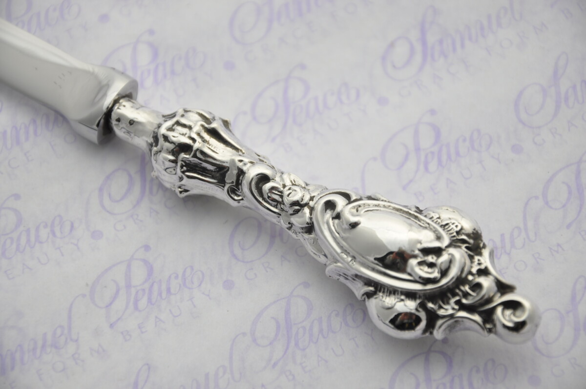 Huge Heavy Ornate Pattern Sterling Silver Letter Opener Birmingham 1901 Gift Boxed - Image 5