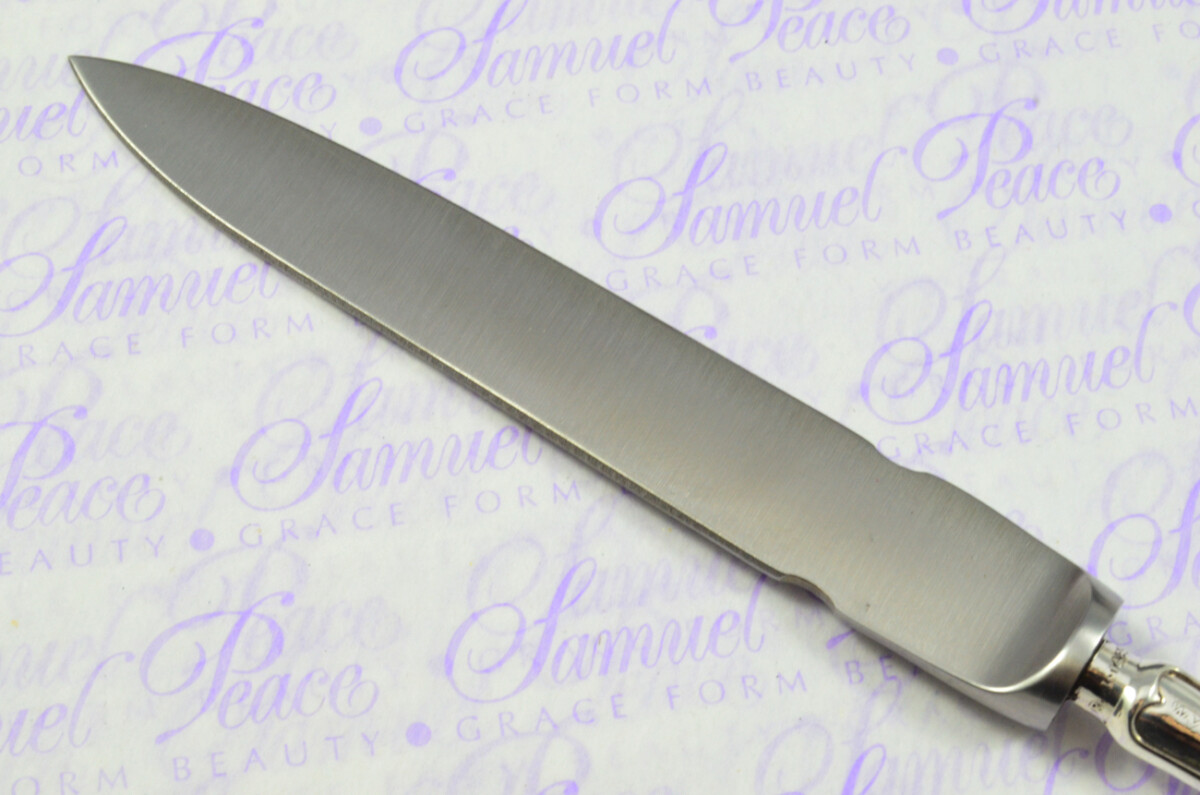 Delightful William Yates Sheffield Sterling Silver Handled Letter Opener Newton Pattern 1912 Cased - Image 5