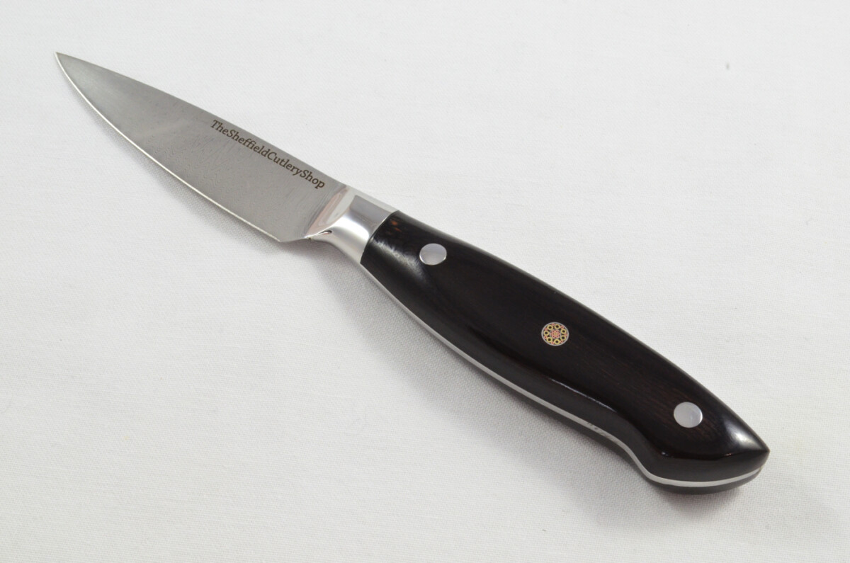 A Bistro 4-Piece Black-Handled Premium Kitchen Knife Set – Ergonomic Handle, Made in Sheffield - Image 2