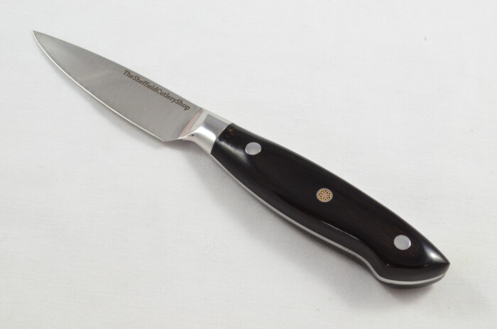 A Basic 3-Piece Black-Handled Premium Kitchen Knife Set – Ergonomic Handle, Made in Sheffield - Image 2