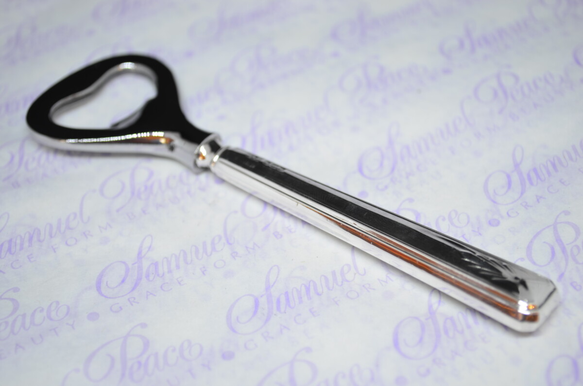 Mappin and Webb Deco Pattern Sterling Silver Bottle Opener Sheffield 1947 - Image 4