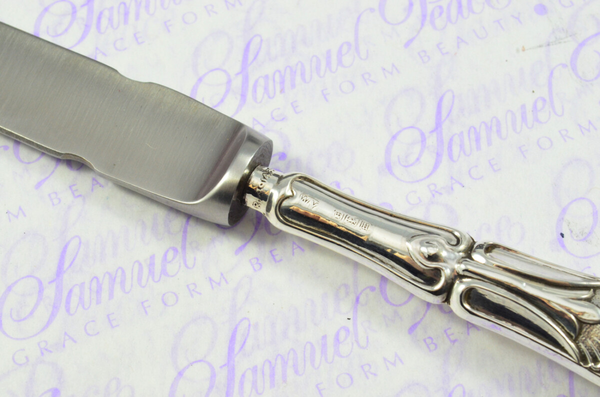 Delightful William Yates Sheffield Sterling Silver Handled Letter Opener Newton Pattern 1912 Cased - Image 6