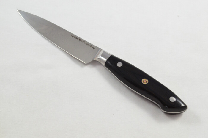 A Basic 3-Piece Black-Handled Premium Kitchen Knife Set – Ergonomic Handle, Made in Sheffield - Image 4