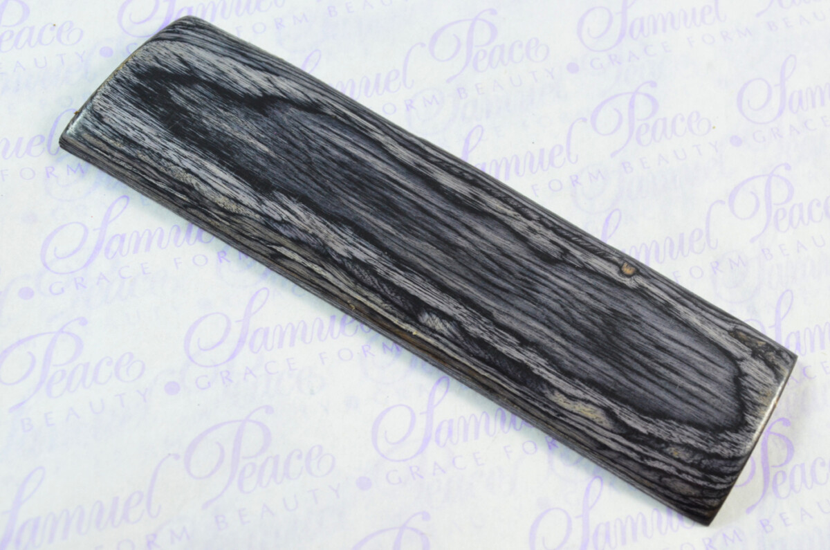 Pair of Stealth Black Laminated Wood Knife Scales Knife Making Parts Wood Blanks - Image 3