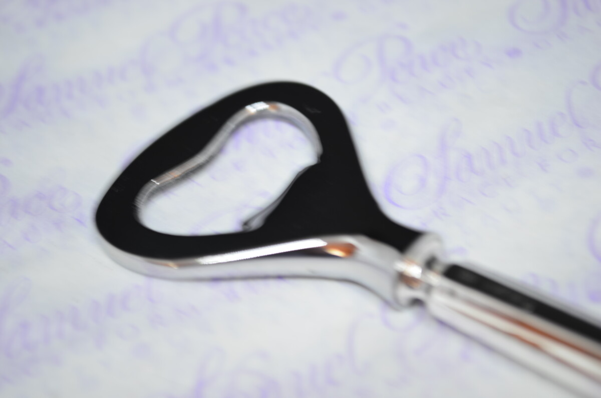 Thomas Bradbury and Sons Waverley Pattern Sterling Silver Bottle Opener Sheffield 1923 - Image 4