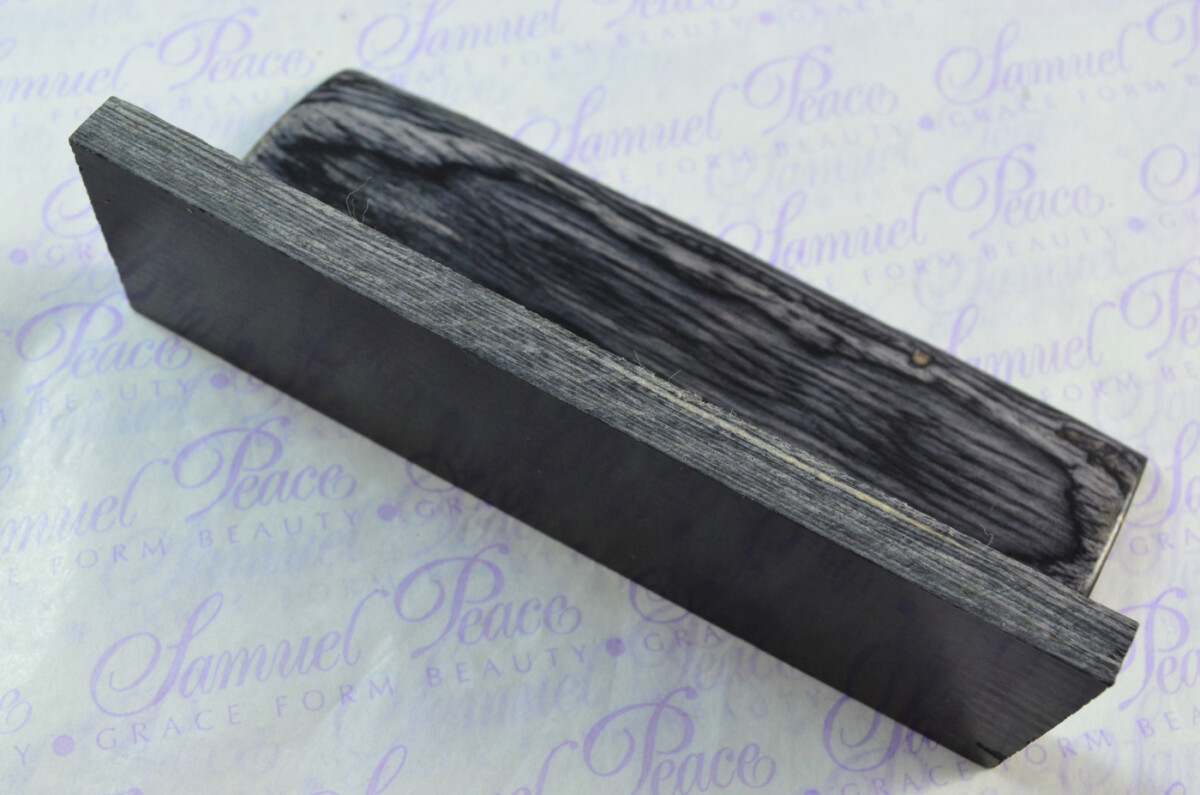 Pair of Stealth Black Laminated Wood Knife Scales Knife Making Parts Wood Blanks - Image 4