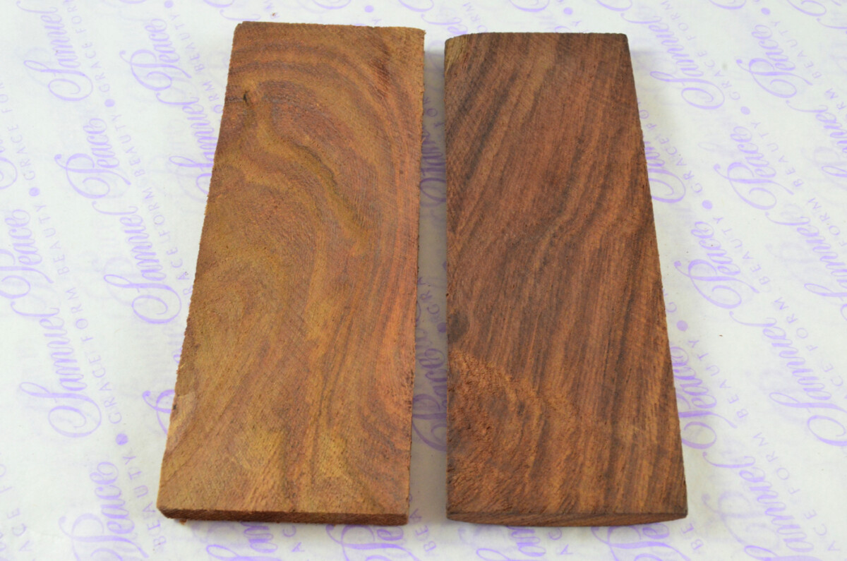 Pair of Rosewood Knife Scales Knife Making Parts Wood Blanks - Image 2