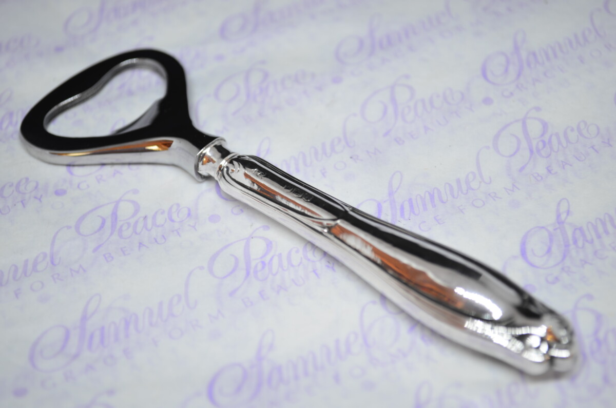 William Yates Calver Pattern Sterling Silver Bottle Opener Sheffield 1918 - Image 4
