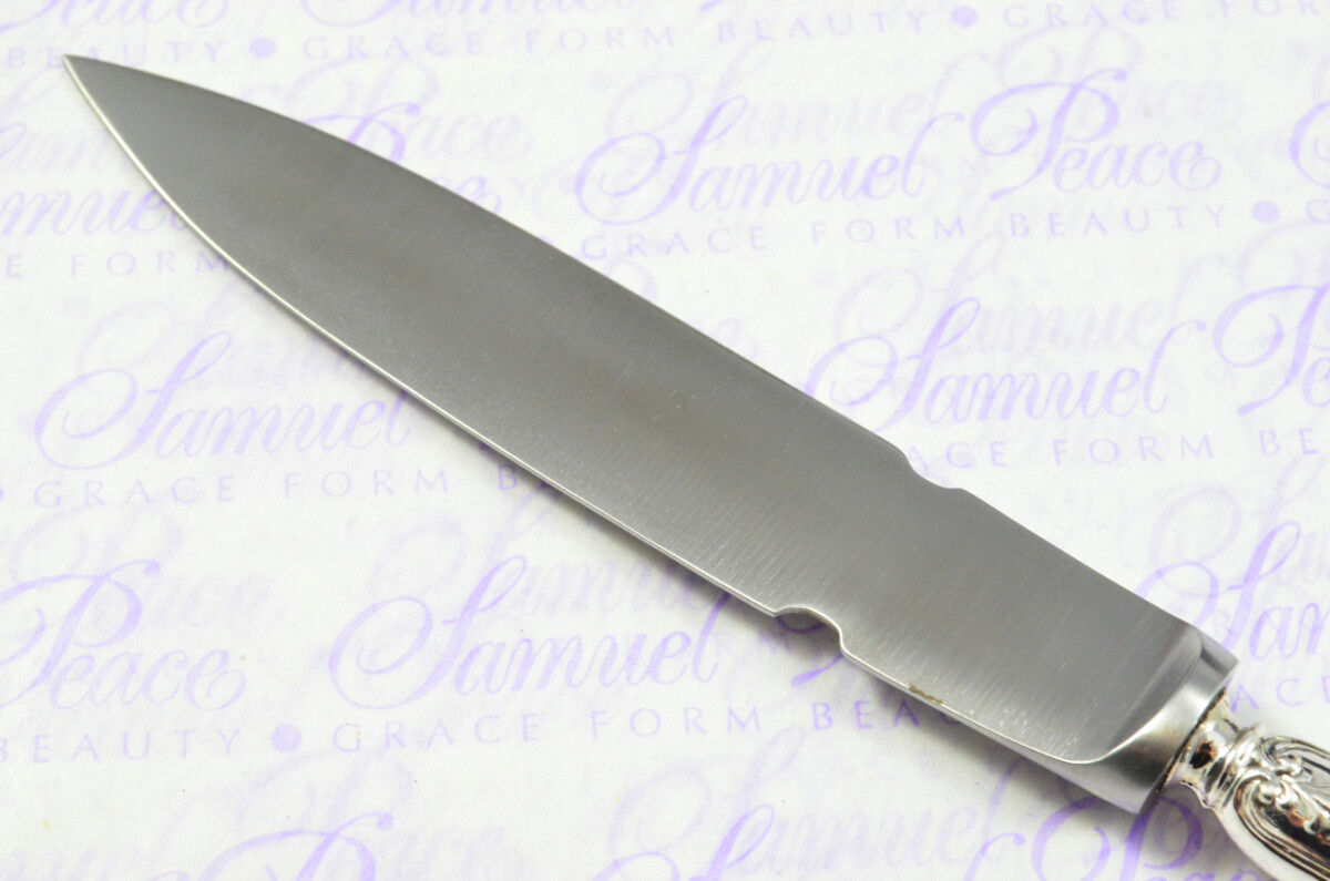 Cooper Brothers Sheffield Sterling Silver Handled Letter Opener Ornate Shell Pattern 1908 Cased - Image 7