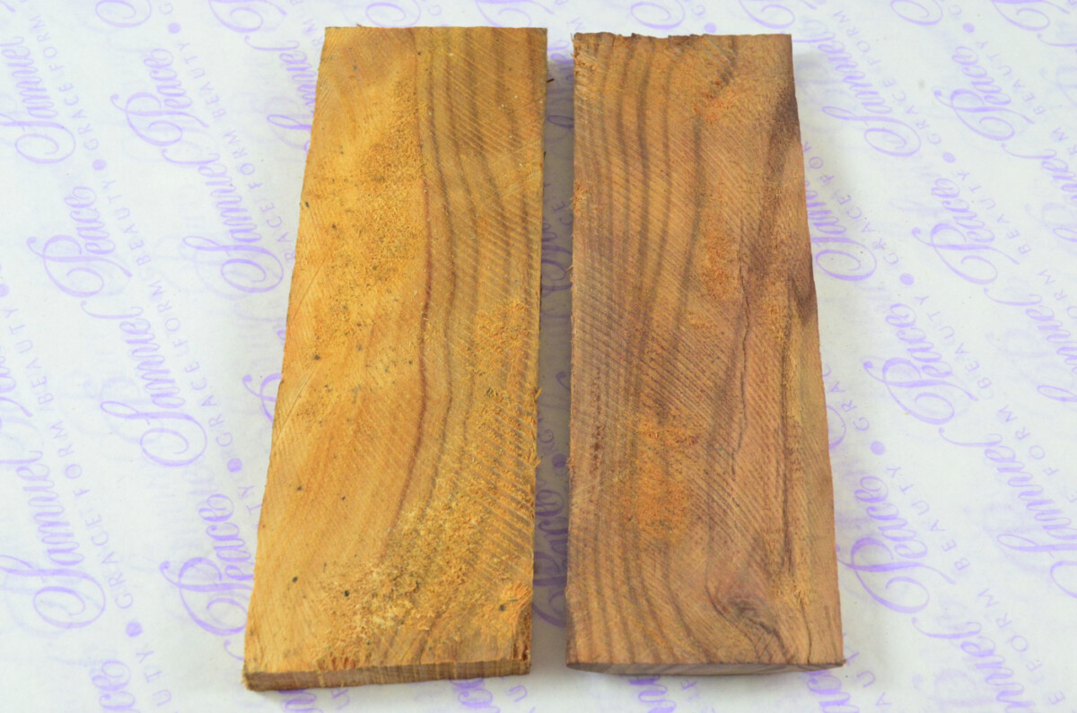Pair of Olive Wood Knife Scales Knife Making Parts Wood Blanks - Image 2