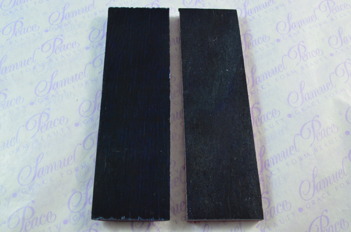 Pair of Blue & Red Americana Laminated Wood Knife Scales Knife Making Parts Wood Blanks - Image 2