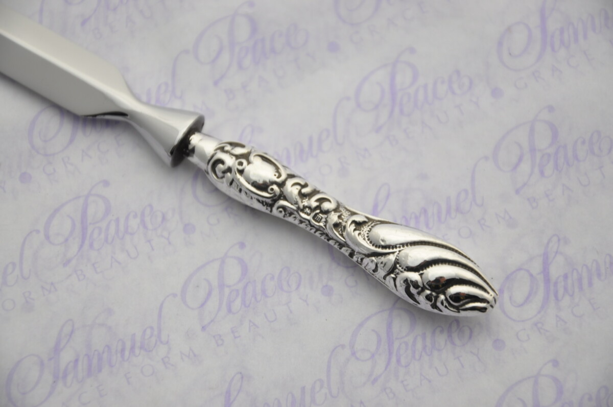Heavy Ornate Pattern Sterling Silver Letter Opener Birmingham 1911 Gift Boxed - Image 5
