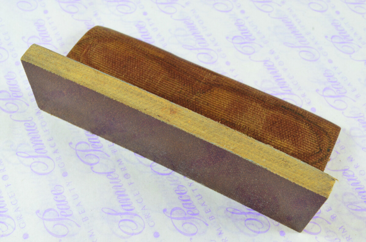 Pair of Earth Red Canvas Micarta Knife Scales Knife Making Parts Micarta Blanks - Image 4