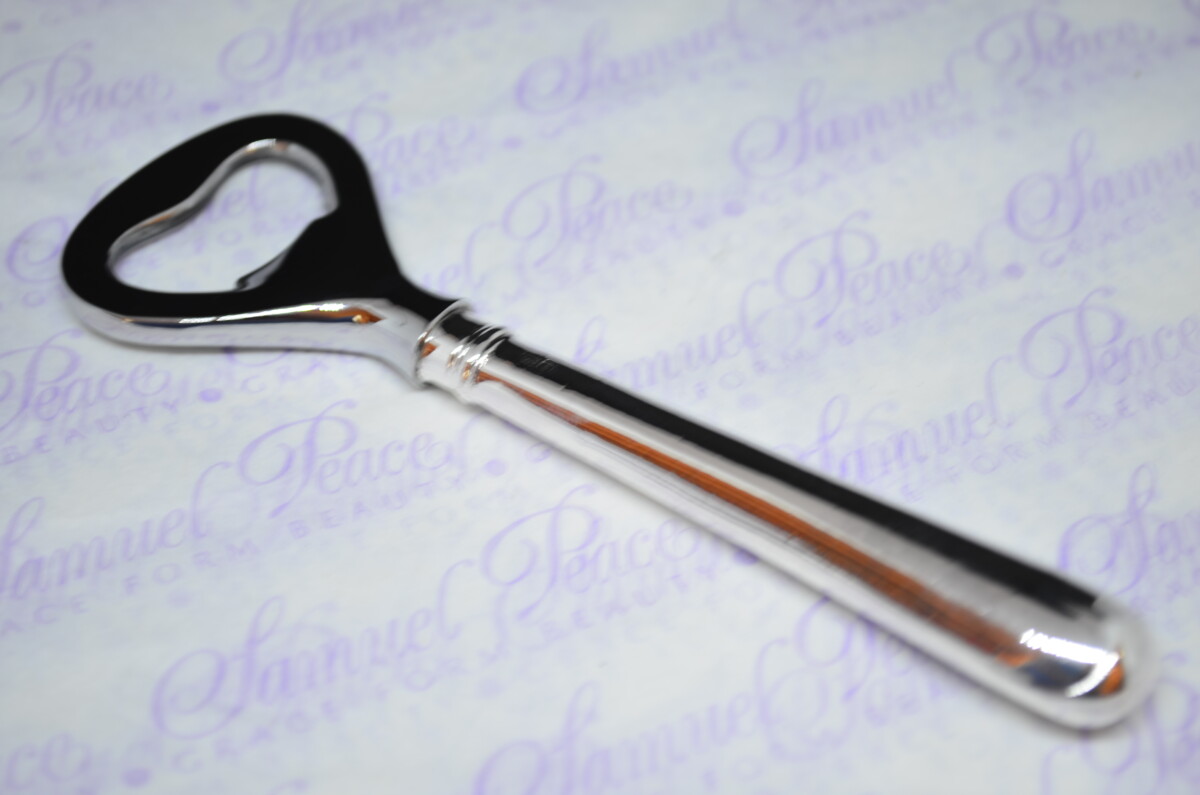 Henry Wigfall Old English Pip Pattern Sterling Silver Bottle Opener Sheffield 1916 - Image 4