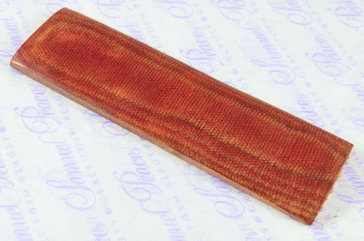 Pair of Military Red Canvas Micarta Knife Scales Knife Making Parts Micarta Blanks - Image 3