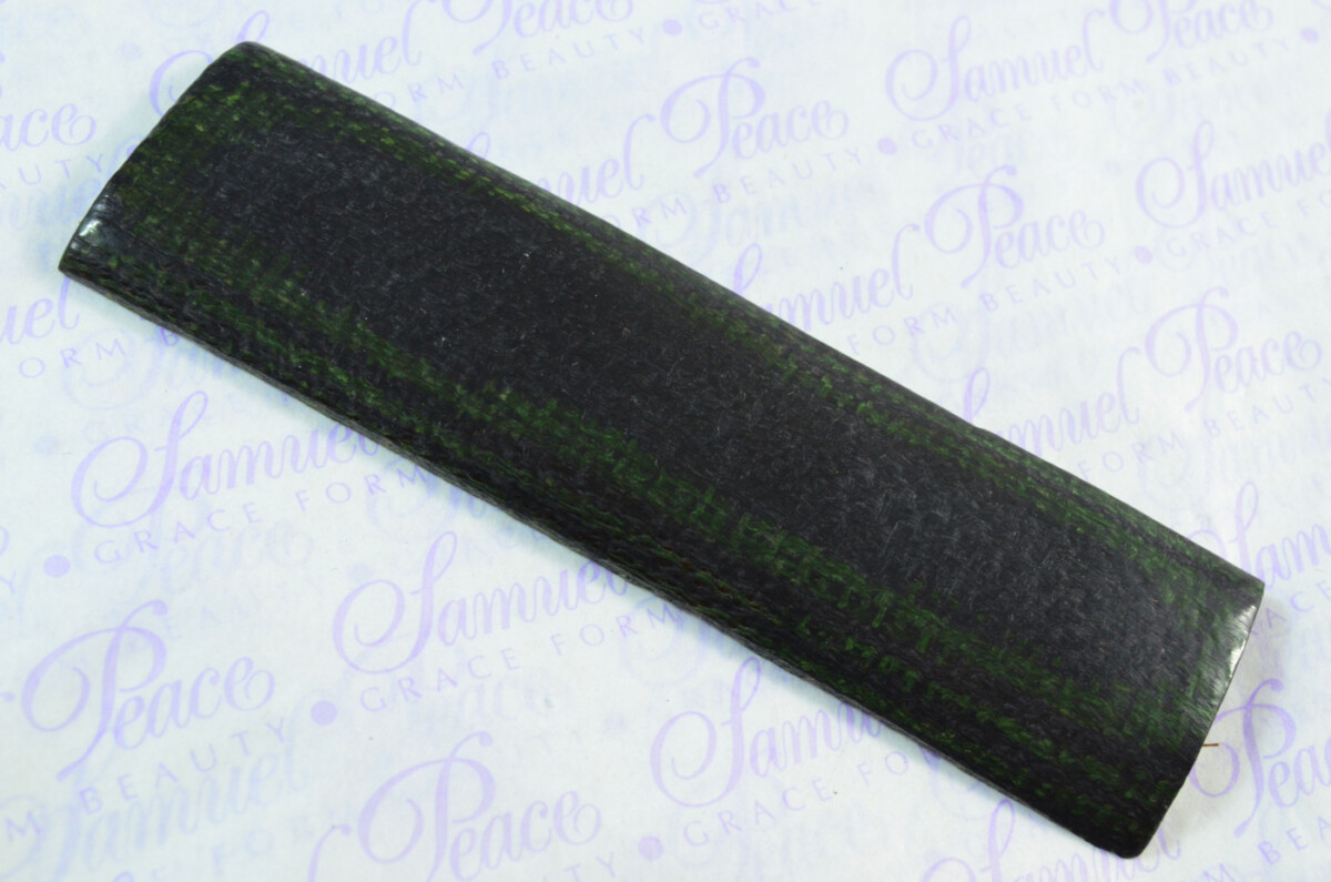 Pair of Army Green Burlap Canvas Micarta Knife Scales Knife Making Parts Micarta Blanks - Image 3