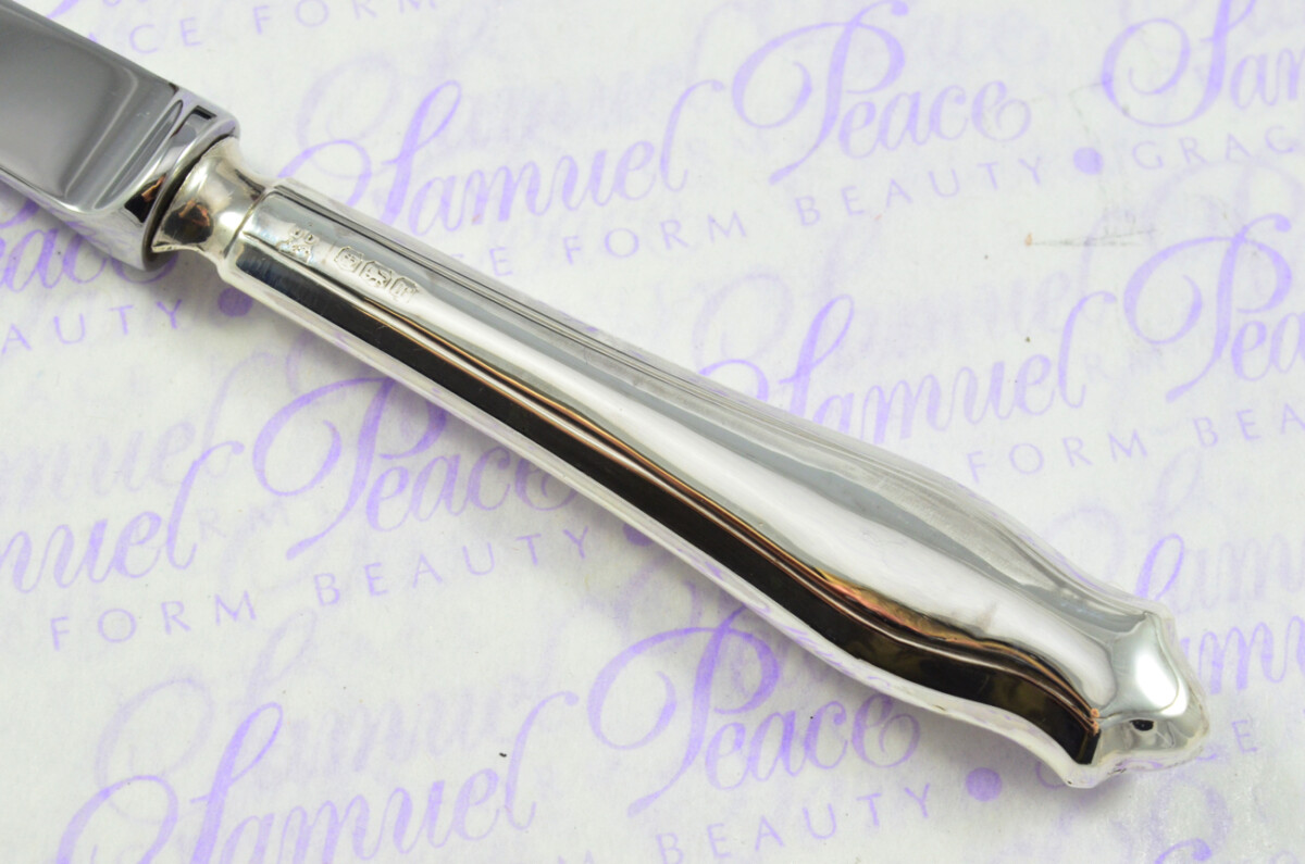James Deakin & Sons Sheffield Sterling Silver Handled Letter Opener Seneca Pattern 1909 Cased - Image 4