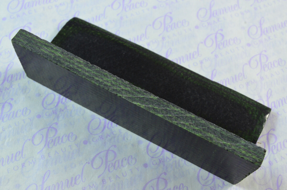 Pair of Army Green Burlap Canvas Micarta Knife Scales Knife Making Parts Micarta Blanks - Image 4