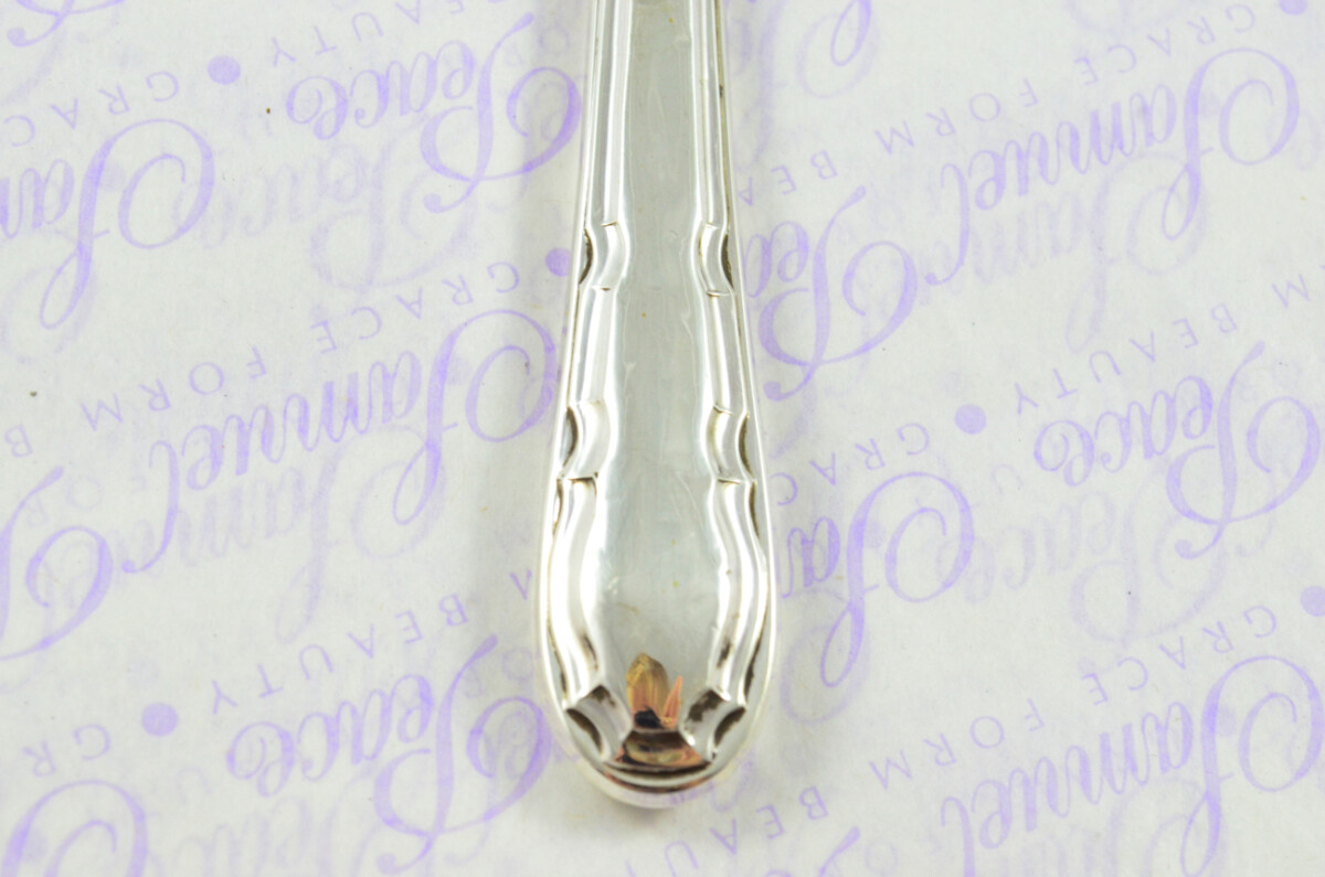 John Yates New Chippendale Pattern Sterling Silver Magnifying Glass Sheffield 1912 - Image 7