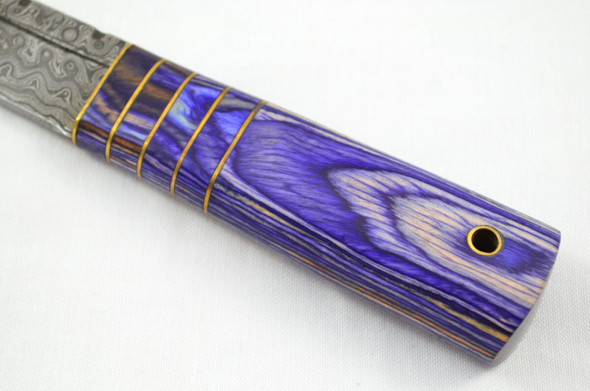 New Fantastic Genuine Laminate Handle Sgian Dubh Bottle Opener Damascus Steel Made in Sheffield England - Image 3