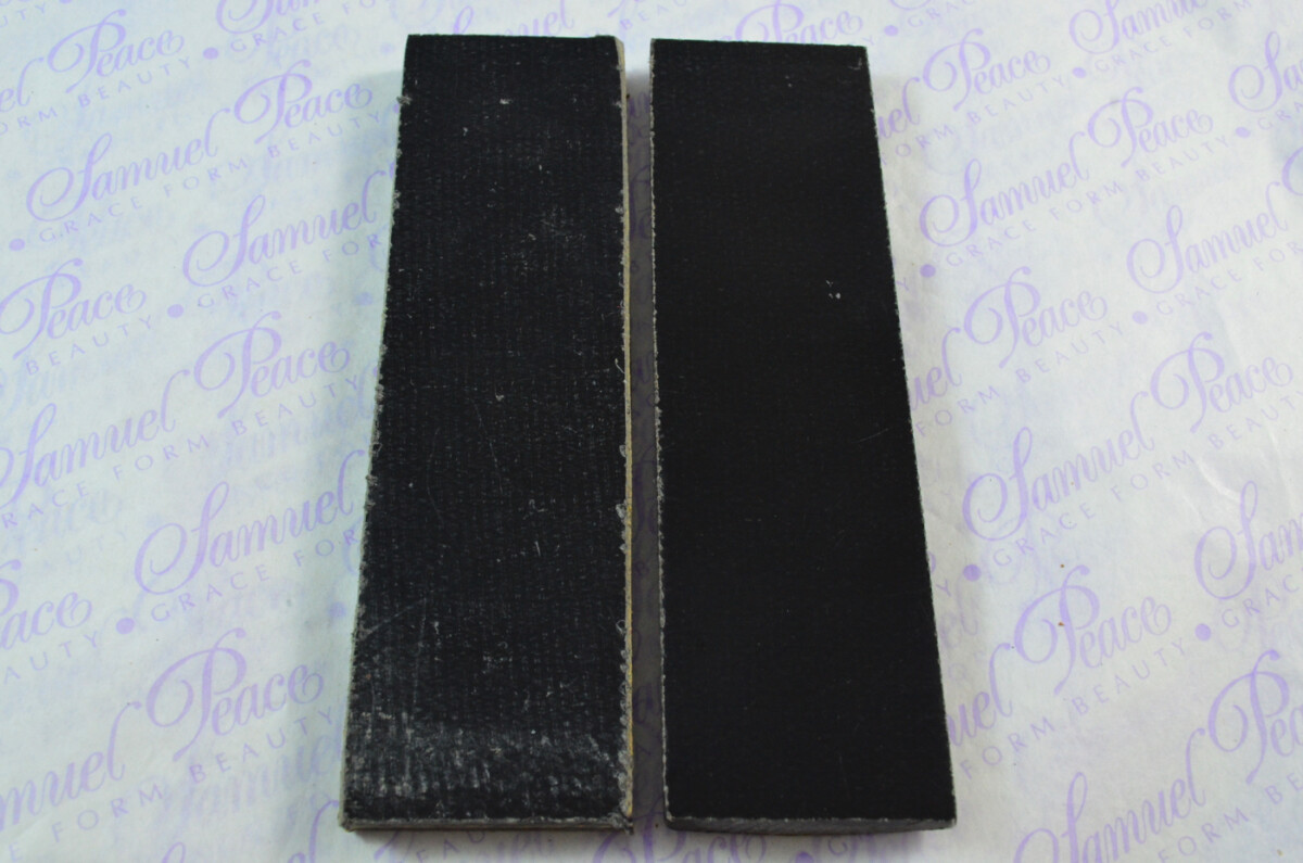 Pair of Yellow & Jet Black Canvas Micarta Knife Scales Knife Making Parts Micarta Blanks - Image 2