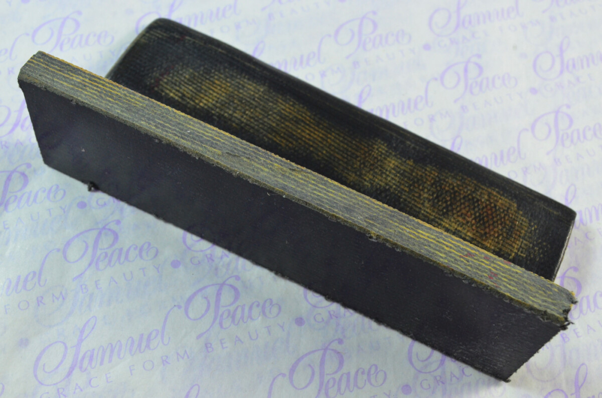 Pair of Yellow & Jet Black Canvas Micarta Knife Scales Knife Making Parts Micarta Blanks - Image 4