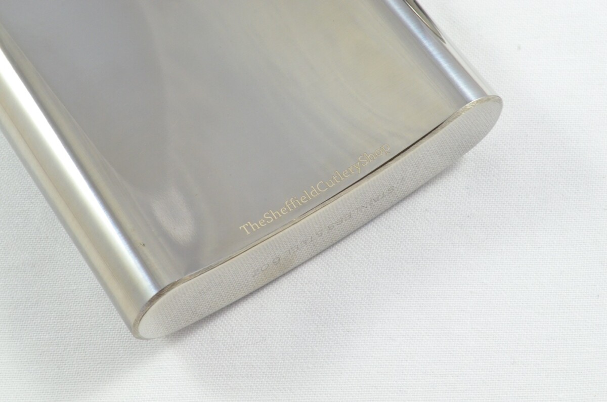 Handmade Stainless Steel Luxury Hip Flask 6oz With Funnel Gift Boxed - Image 5