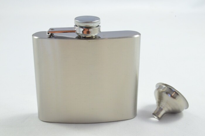 Handmade Stainless Steel Classic Hip Flask 5 oz With Funnel