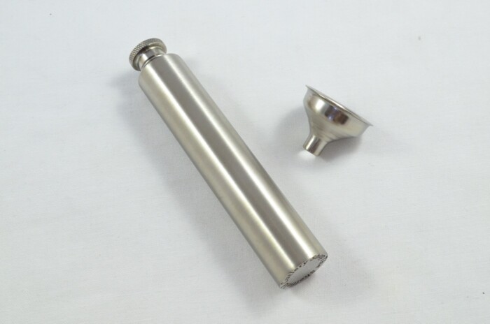 Handmade Stainless Steel Ladies' Hip Flask 2oz With Funnel