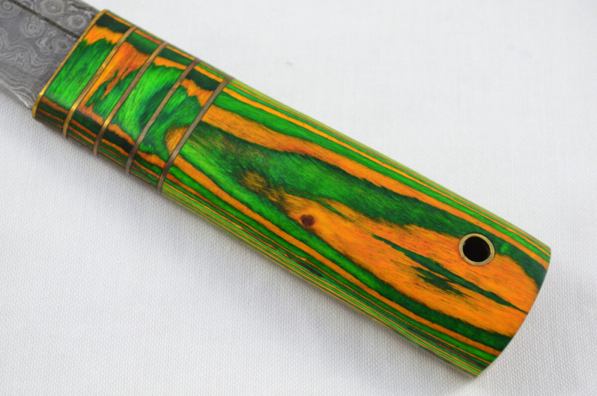 New Fantastic Genuine Laminate Handle Sgian Dubh Bottle Opener Damascus Steel Made in Sheffield England - Image 3