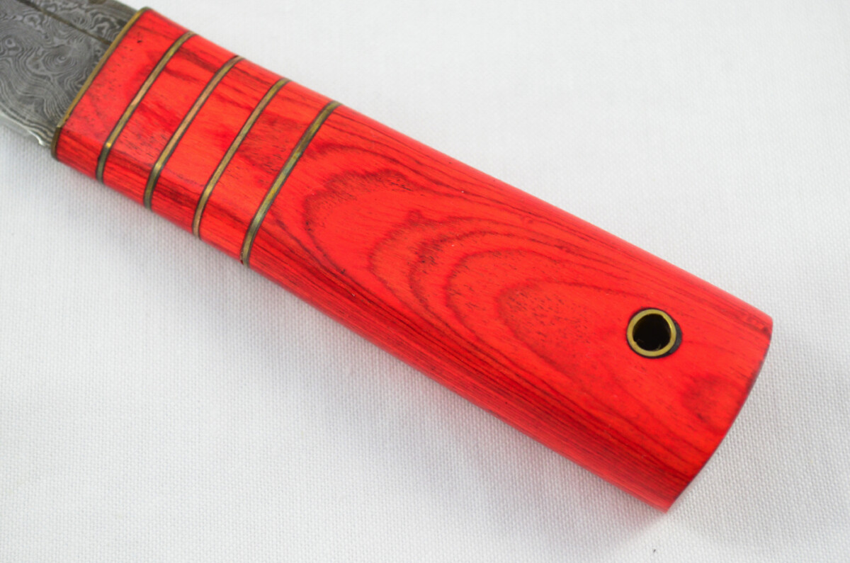 New Fantastic Genuine Laminate Handle Sgian Dubh Bottle Opener Damascus Steel Made in Sheffield England - Image 3