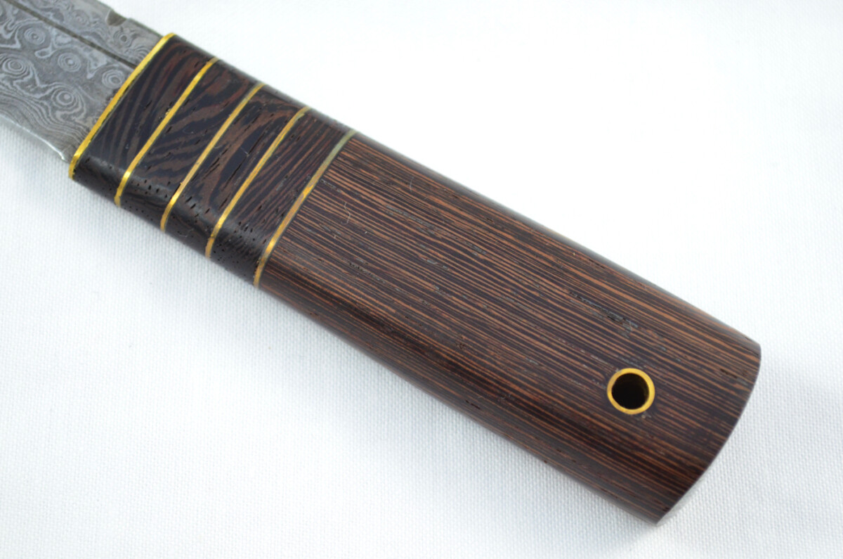 New Fantastic Genuine Laminate Handle Sgian Dubh Bottle Opener Damascus Steel Made in Sheffield England - Image 3