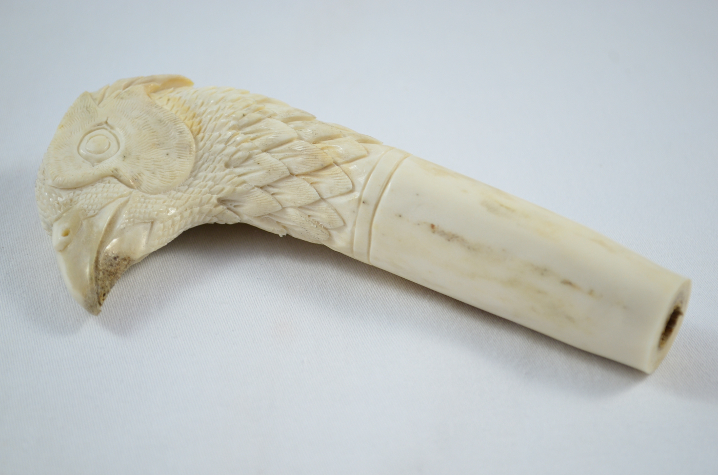 Pheasant Carved Walking Stick Cane Top Handle Stag Antler Horn Made Sheffield England - Image 3