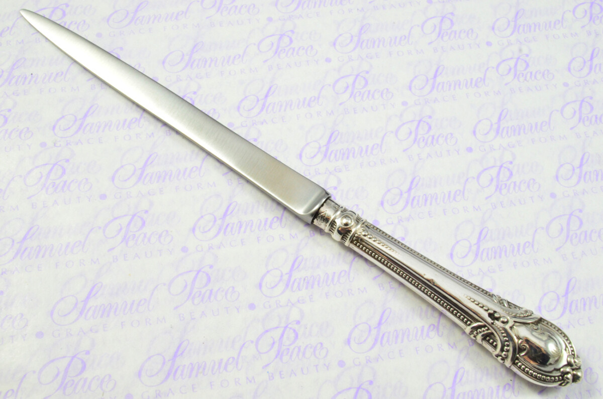 Harrison Brothers Sheffield Sterling Silver Handled Letter Opener Vesey Pattern 1852 Cased - Image 3