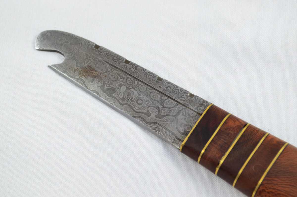 New Fantastic Genuine Laminate Handle Sgian Dubh Bottle Opener Damascus Steel Made in Sheffield England - Image 3