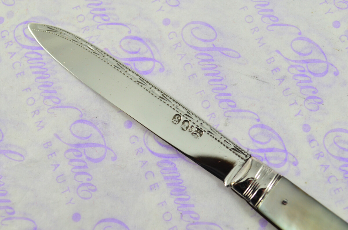 Pristine Silver Bladed Mother Of Pearl Fully Restored Sheffield Made Pen/Pocket Knife 1815 - Image 6