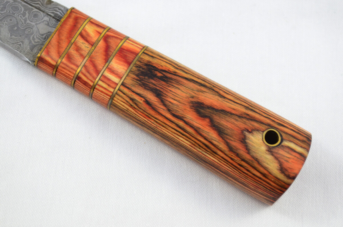 New Fantastic Genuine Laminate Handle Sgian Dubh Bottle Opener Damascus Steel Made in Sheffield England - Image 3