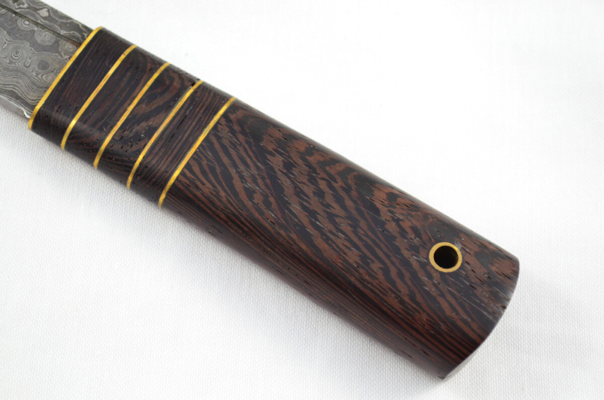 New Fantastic Genuine Laminate Handle Sgian Dubh Bottle Opener Damascus Steel Made in Sheffield England - Image 2