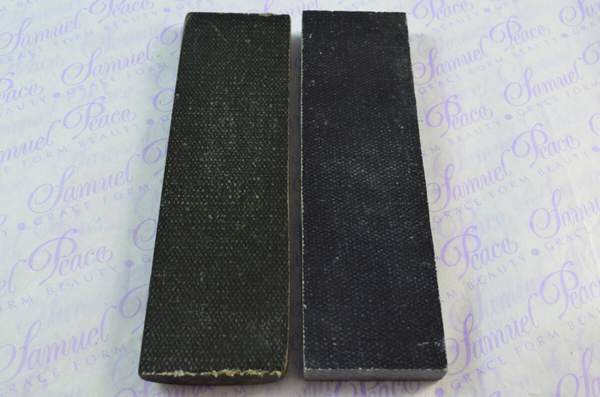 Pair of Black Canvas Micarta Knife Scales Knife Making Parts Micarta Blanks - Image 2