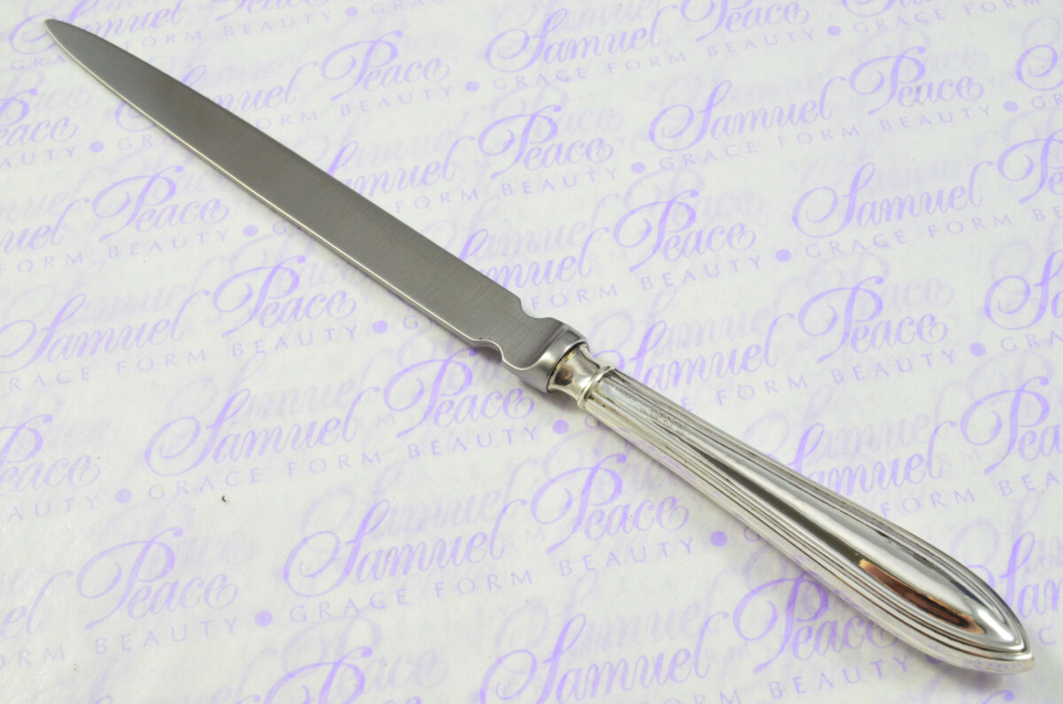 C.W.Fletcher Sheffield Sterling Silver Handled Letter Opener Sandringham Pattern 1927 Cased - Image 3
