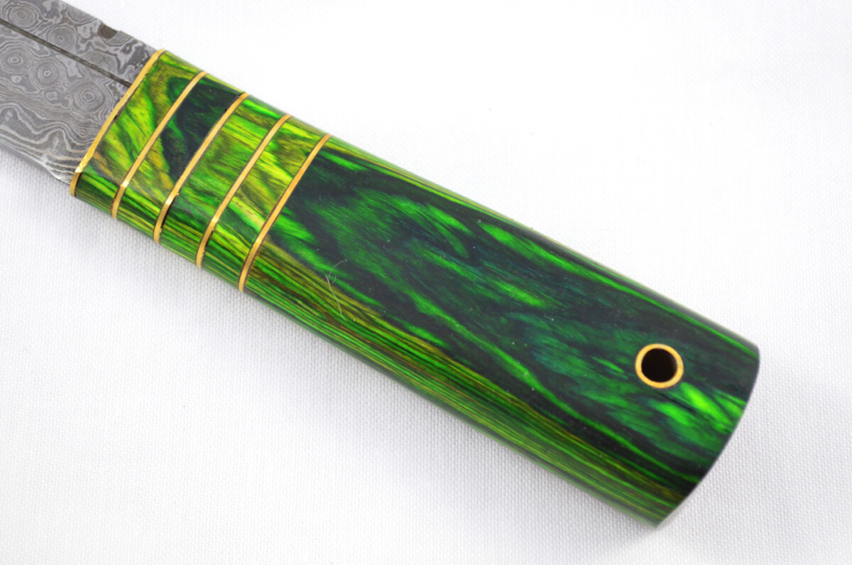 New Fantastic Genuine Laminate Handle Sgian Dubh Bottle Opener Damascus Steel Made in Sheffield England - Image 3